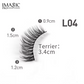 Imagic PROfessional Synthetic Fibers False Eyelashes, Natural & soft 100% Handmade 3D Eyelashes Pack 10 Pairs of 1 box