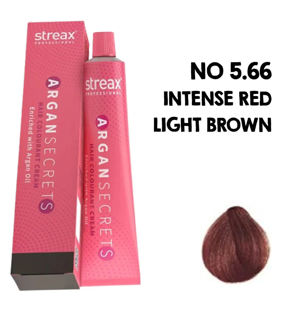 Streax Professional Argan Secrets Hair Colourant Cream (60gm)