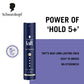 Schwarzkopf TAFT Ultimate Hair Spray For Hair With Crystal Shine | Hold 5+ For 72H hold | Protects From Wind And Humidity | No Stickiness | Easy To Brush Out | For Salon Like Finish - 250Ml