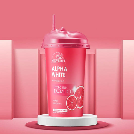 VELVETREE Hydro Jelly Facial Kit Very Berry with Berries Anti Aging, formulated in korea, 9 steps treatment edition (165 ml Alpha White)