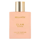 Bella Vita Luxury GLAM | Long Lasting Perfume for Woman | EDP 100ml | African Orange, Jasmine & Patchouli | Floral, Fruity, Woody Premium Fragrance for Women