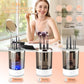 G.FIDEL Makeup Brush Cleaner, Automatic Cleaning Drying Storage 3 in 1 Multifunctional Cosmetic Tool Cleaning Container