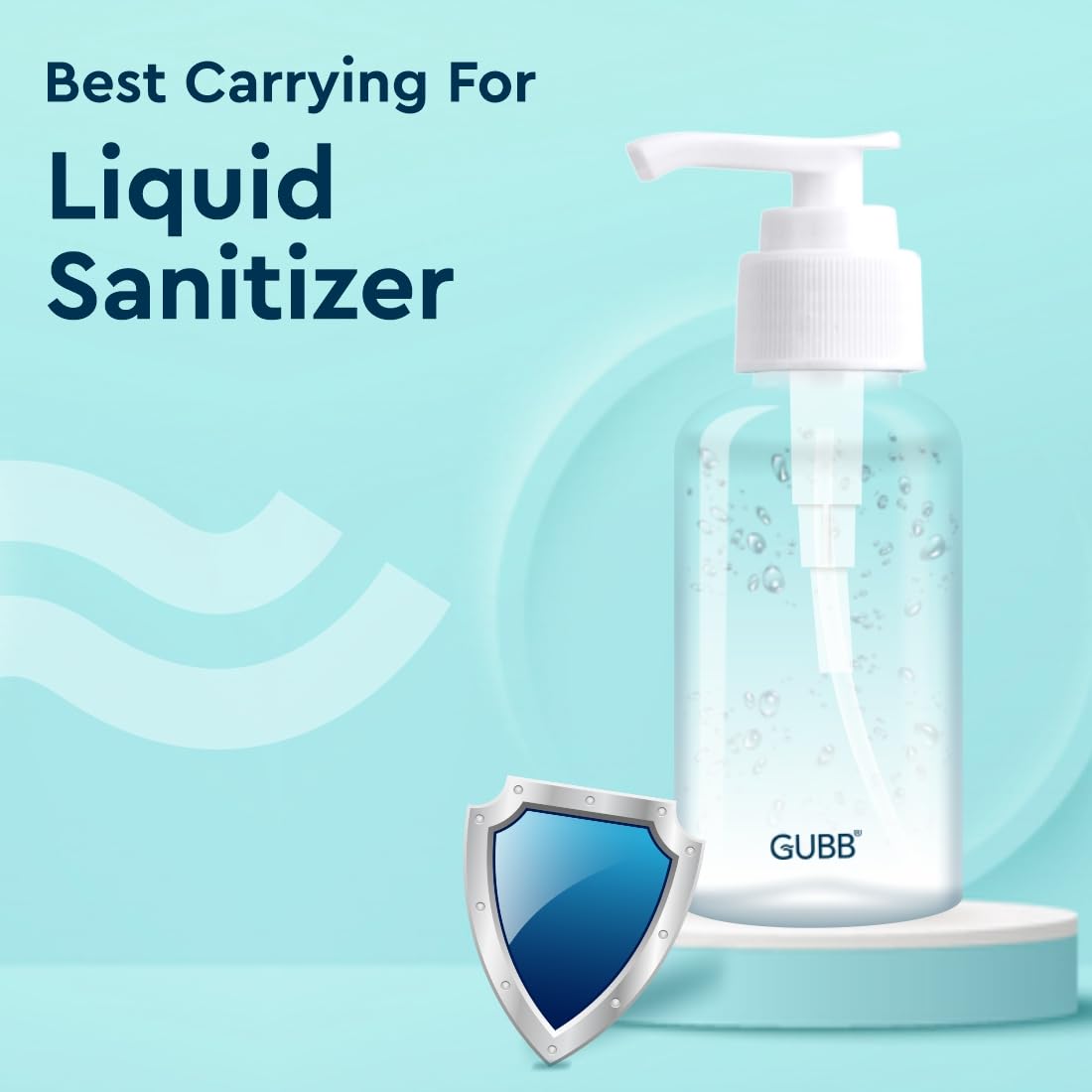 GUBB Travel Bottle Set | Travel Bottles For Toiletries | Refillable Bottles With Pump, Spray & Cap