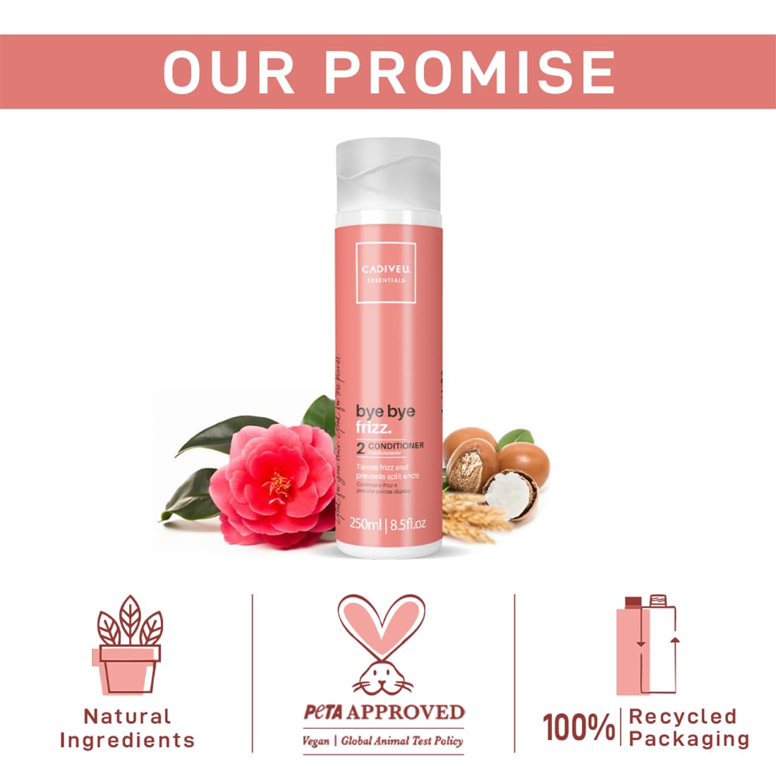 CADIVEU Bye Bye Frizz Conditioner (250ml)