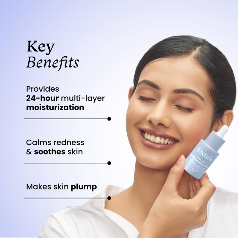 Foxtale Daily Hydrating Hyaluronic Acid Serum Deep Hydration Barrier Repair Redness Relief