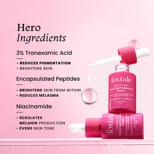 Foxtale Rapid Spot Reduction Drops For Hyperpigmentation & Dark Spot Removal (30ml)