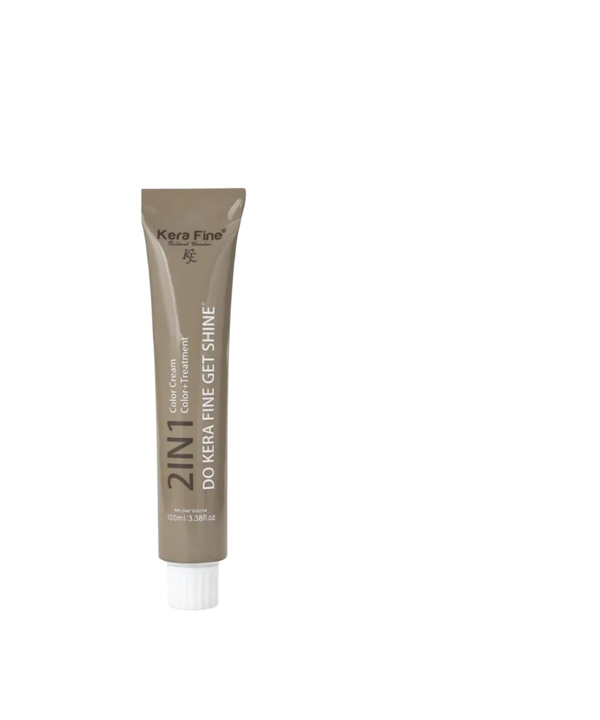 KERA FINE 2 IN 1 HAIR COLOR CREAM | 2-IN-1 FORMULA PROFESSIONAL HAIR COLOR (MEDIUM BROWN )NO.4,