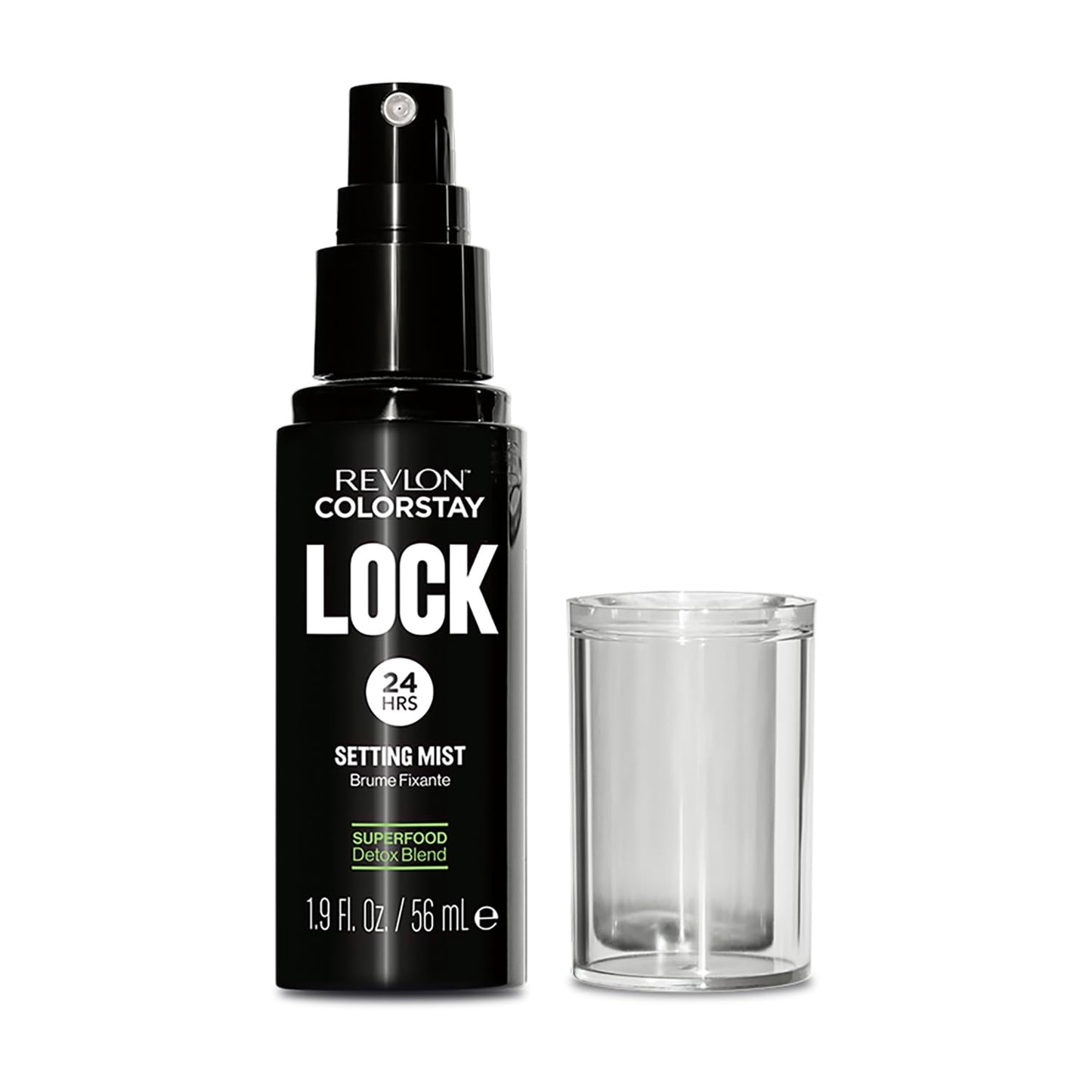 Revlon Colorstay 24 Hr Lock Setting Mist, Keeps Face Makeup from Melting & Fading, Mattifying, Blurring & Oil Absorbing Face Spray, Transfer-proof & Mask Friendly, 1.9 fl oz.