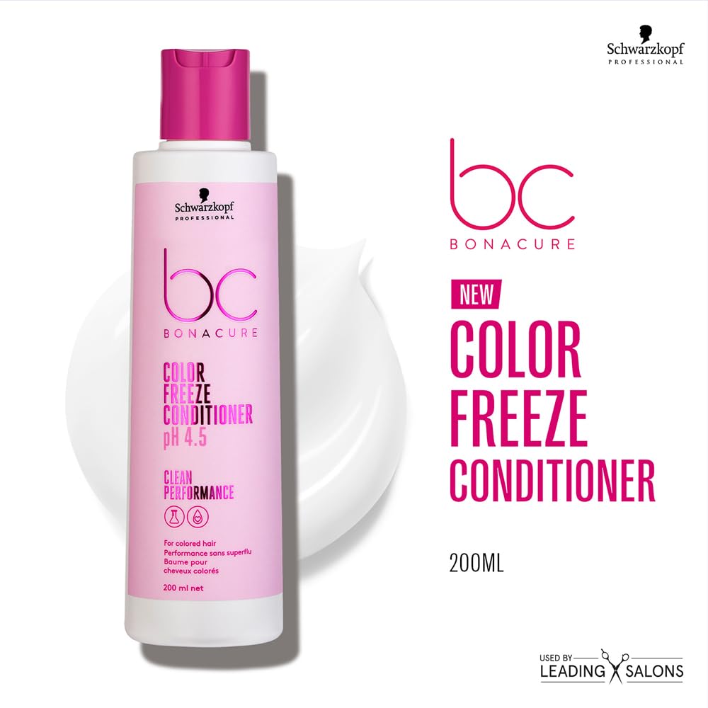 Schwarzkopf Professional Bc Ph4.5 Color Freeze Conditioner, Pink, 200 Ml