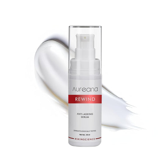 Aureana Rewind Anti-Ageing Face Serum | Reduces Wrinkles & Boosts Collagen | 30ml