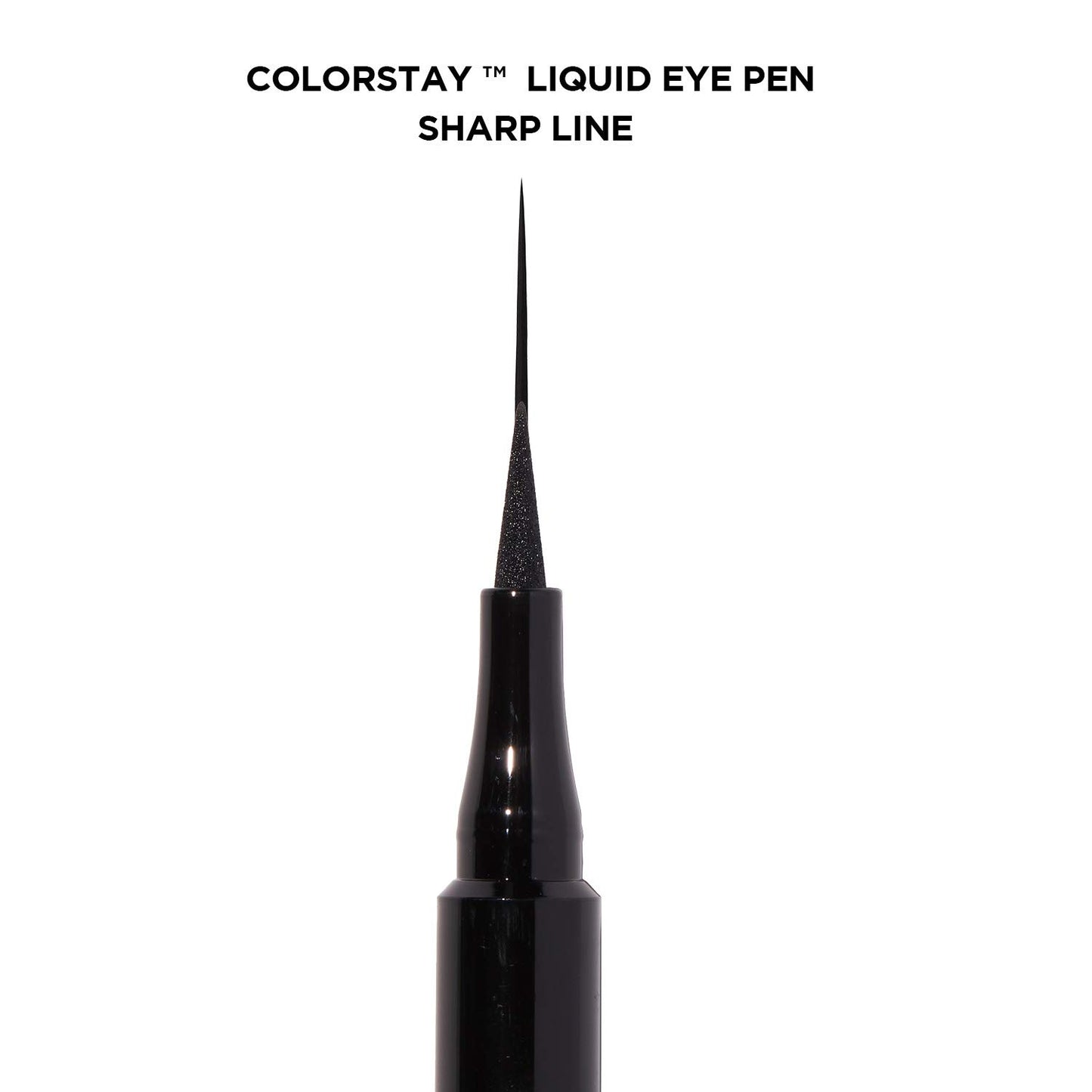 REVLON Colorstay Sharp Line Liquid Eye Pen, 24 HRS, Waterproof, Smudge & Transfer Proof, Blackest Black