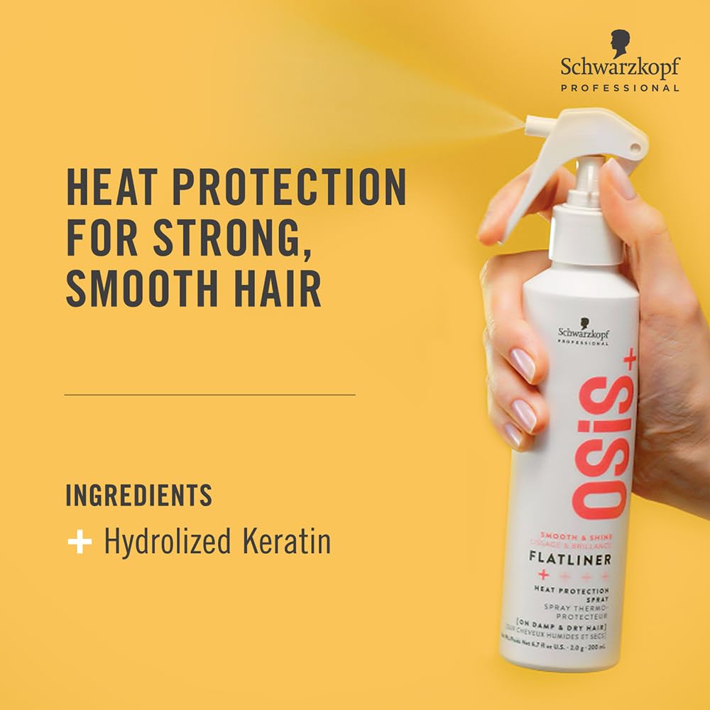 Schwarzkopf Professional OSiS+ Flatliner Heat Protection Spray (200ml)