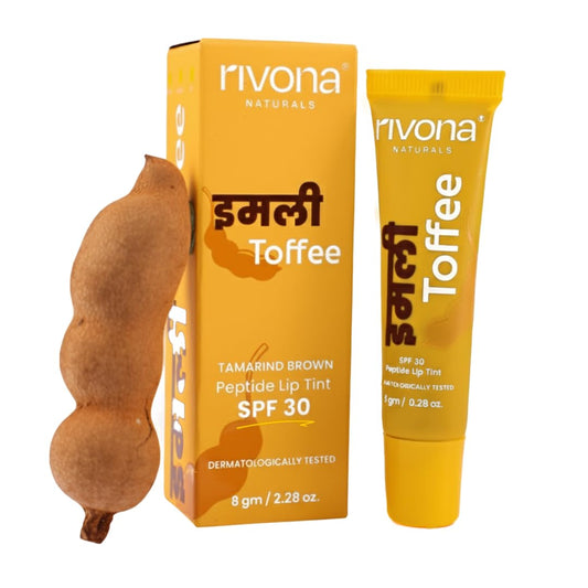 CLEAN  TREAT  SPF  HYDRATE  EXFOLIATE Imli Toffee Tinted Lip Balm | Hydrating Anti-Pigment SPF 30 | Brown Tint 8g