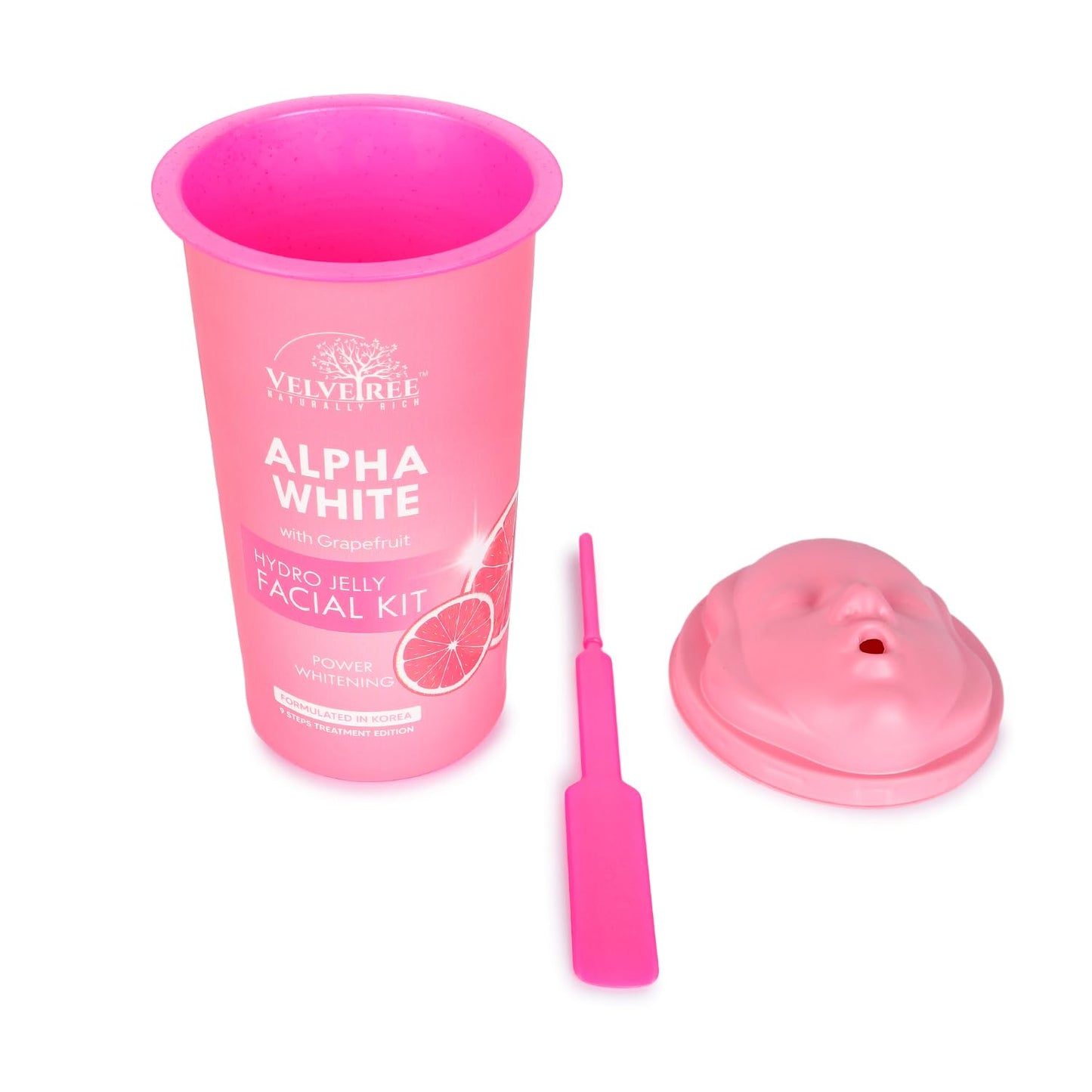 VELVETREE Hydro Jelly Facial Kit Very Berry with Berries Anti Aging, formulated in korea, 9 steps treatment edition (165 ml Alpha White)