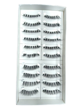 Gala Natural Hair False Eyelashes, 10 Pairs, Black