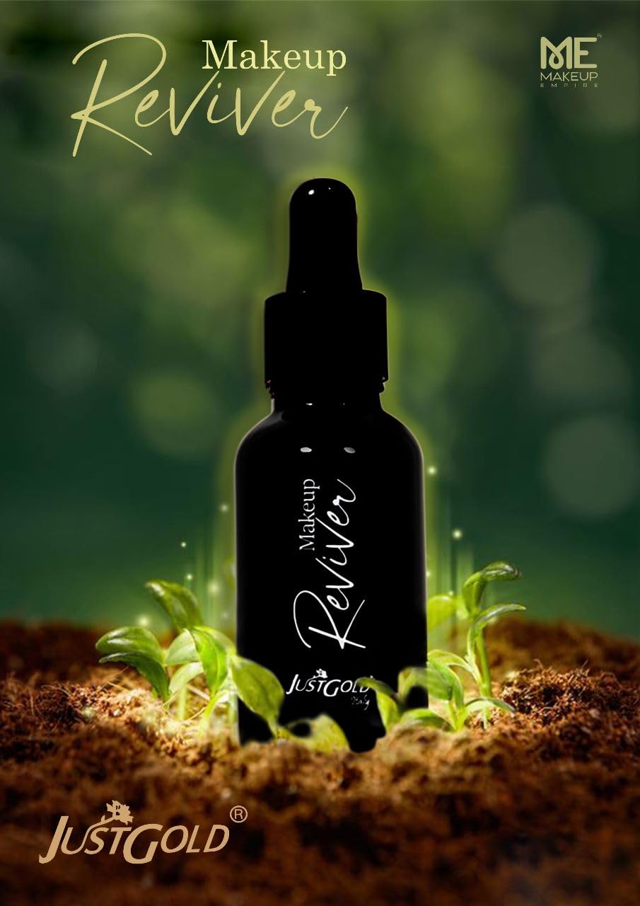JustGold Makeup Reviver for Mixing Solution for Fixing Broken Makeup