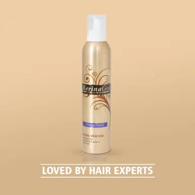 Berina Professional Hair Mousse Adds Volume and Texture, 300ml