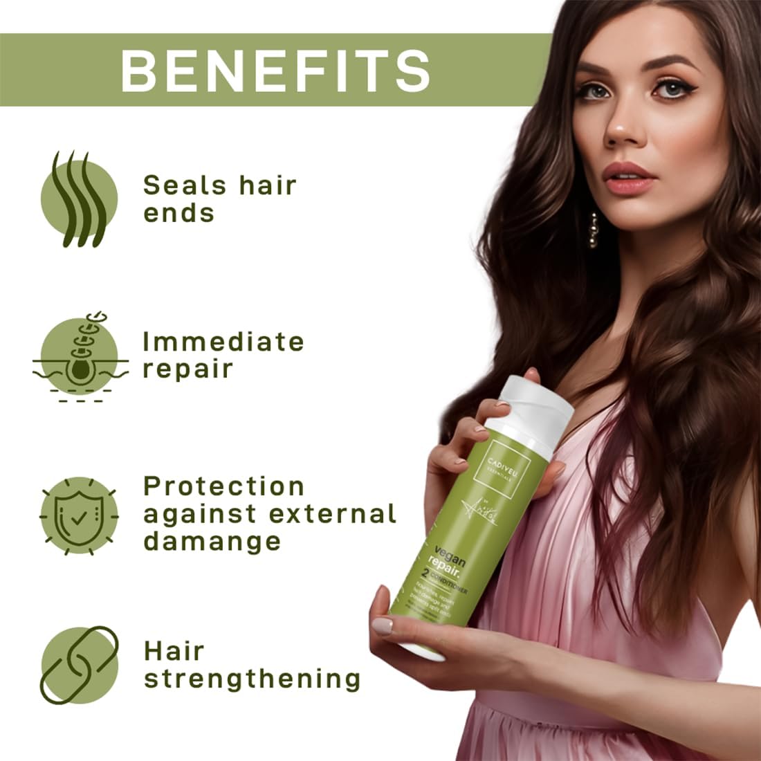 Cadiveu Vegan Repair Conditioner, 250ml