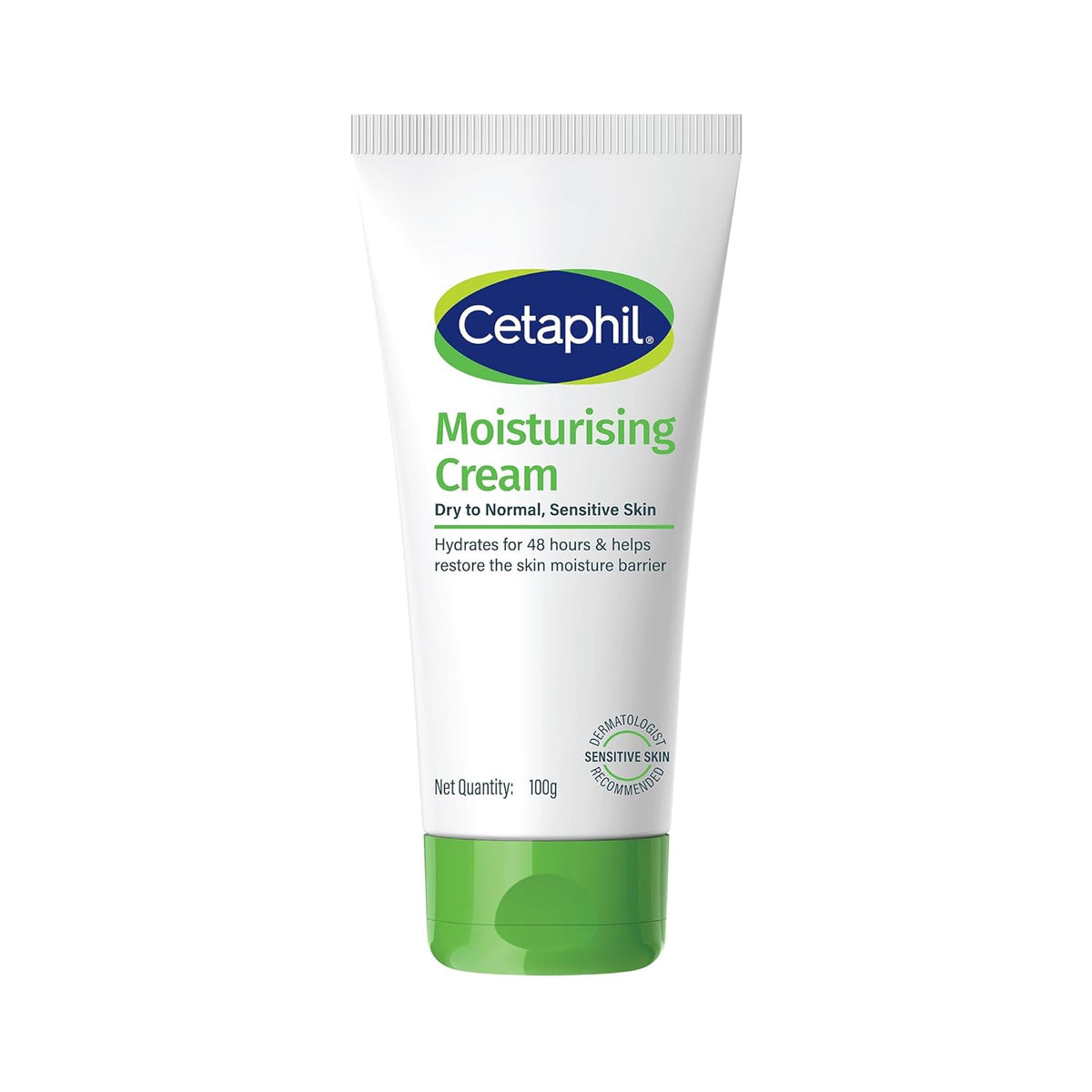 Cetaphil Moisturising 100 g for Dry & Sensitive Skin | 48H Hydration