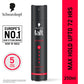 TAFT Schwarzkopf Power Hair Spray With Caffeine Formula For Strengthening Hair Hold 5, 72Hr Hold Protection From UV Rays, Wind And Humidity, No Stickiness, Easy To Brush Out, Salon Like Finish- 250Ml