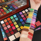 COSLUXE IMAGIC Cosmetic 56-Color Eyeshadow Palette, Rich Colour 4 in 1 Eyeshadow Long Lasting Shimmer Matte Eye Makeup Blush & Highlight