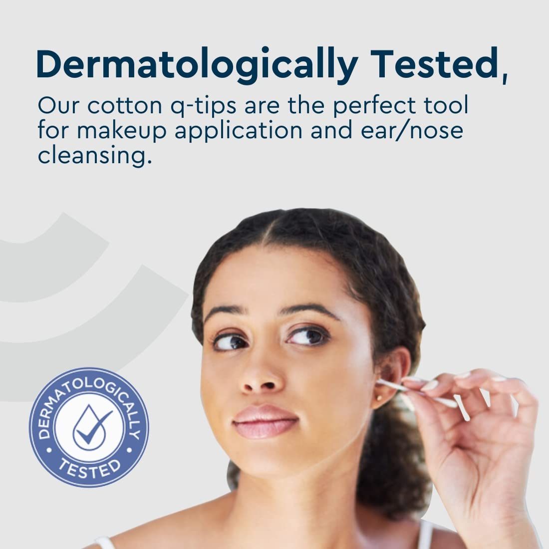 GUBB Paper Stick Cleaning Cotton Ear Buds Swabs for with Safety Tip 200 Sticks