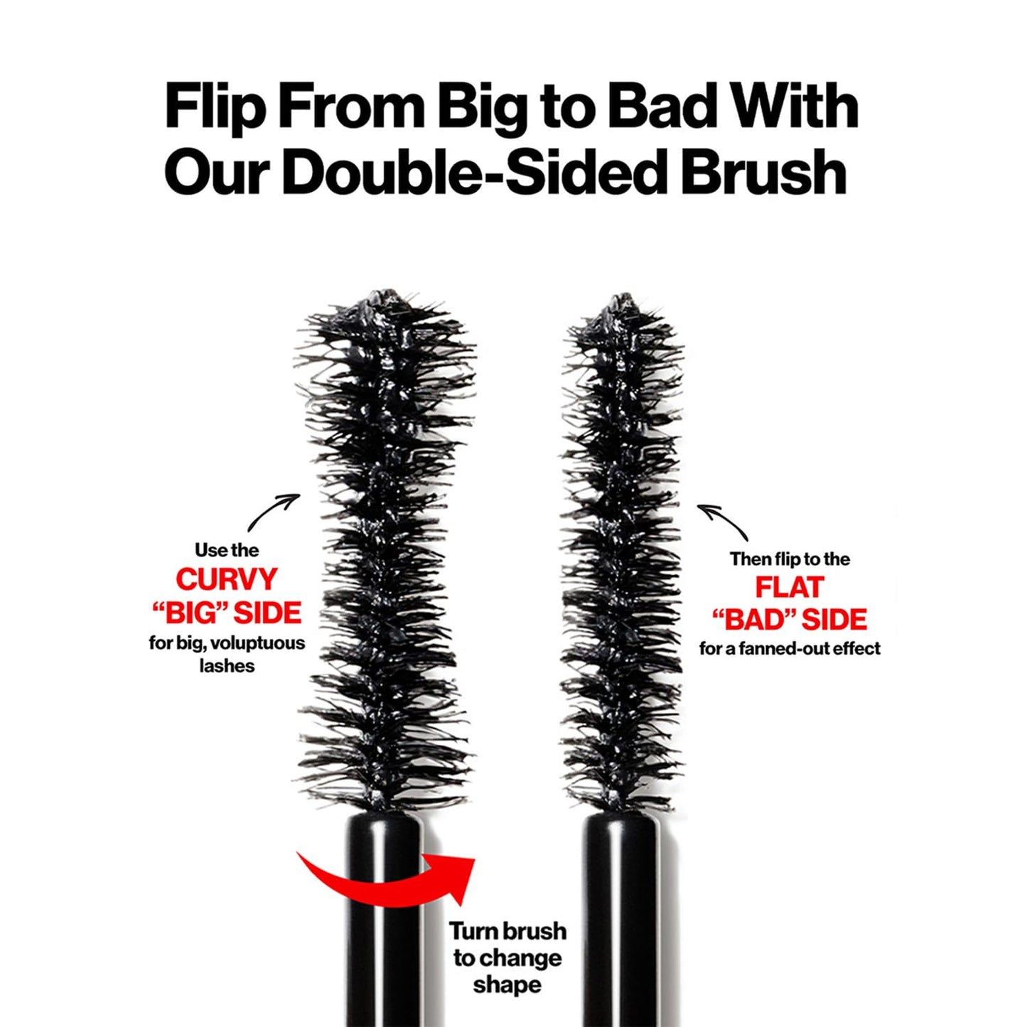 Revlon So fierce Big Bad lash mascara for volumized, and lifted Lashes, Upto 24Hr Wear, Blackest Black, 0.35oz
