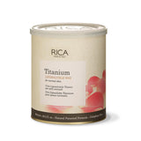 Rica Rose Titanium Wax for Hair Removal | Painless & Gentle Waxing for Men & Women | Smooth Glow & Tan Removal | Normal Skin | 800 ml