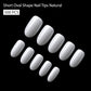 Shills Professional PKT 500pcs Short Oval Shape Nail Tips Natural