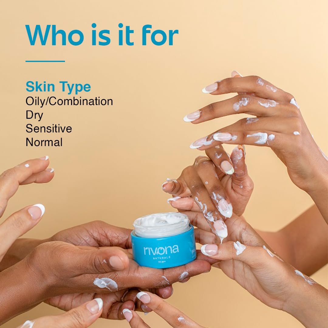 Rivona Skin Moisturizer (Aqua Blue, 50 g)