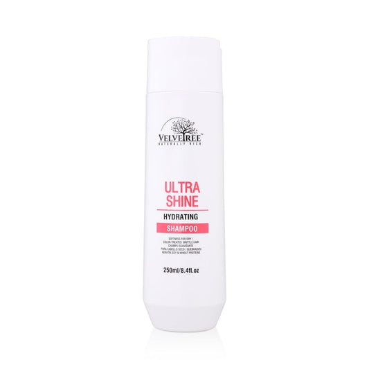 VELVETREE ULTRA SHINE Hydrating Shampoo | Keratin & Wheat Protein Formula for Dry, Damaged, and Color Treated Hair | Salon Size Deep Cleansing, Sulfate-Free & Color Safe Visit the VELVETREE Store