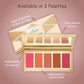 JustGold Artist Blusher Palette for Makeup, Highly Pigmented and Long Lasting with matte and shimmer shade