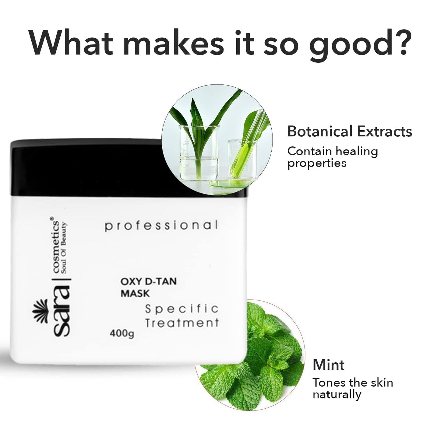 SARA Oxy D-TAN Mask For Specific Treatment | 400g