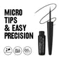 REVLON Colorstay Micro Easyprecision Liquid Liner, 24HRS, Waterproof, Smudge-proof, Extreme Precision longwear liquid that is easy to use and easy to remove, Blackout (301)