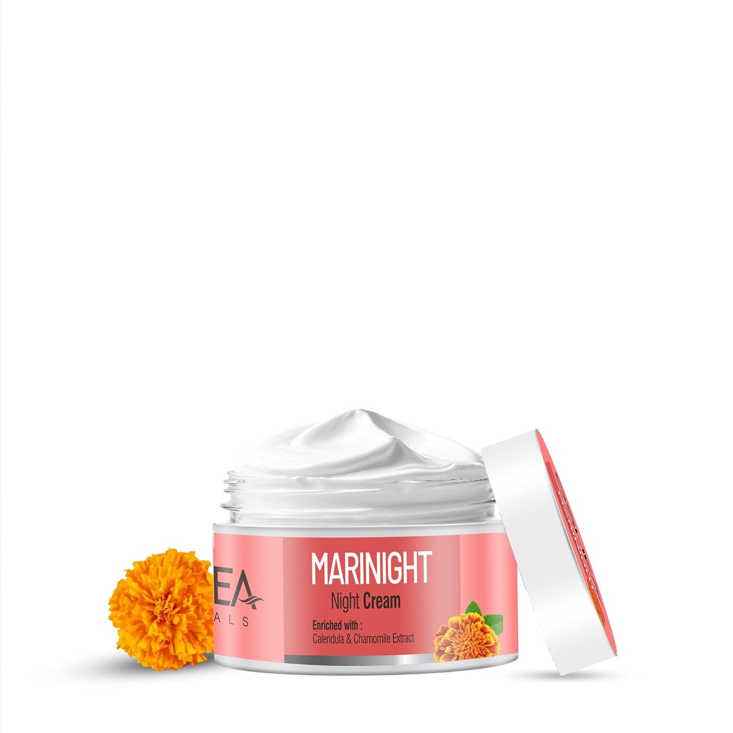 Oshea Herbals Marinight Night Cream for All Skin Types | Reduces Age Sign, Hydrates & Rejuvinates with Even Skin Tone | Enriched with Calendulla & Chamomile Extracts | 50g