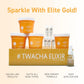 TWACHA Elite Gold Facial Kit | Gives Even Tone Radiant Glow | Ideal for both Men and Women | Suits All Skin Types (6 Steps Facial)