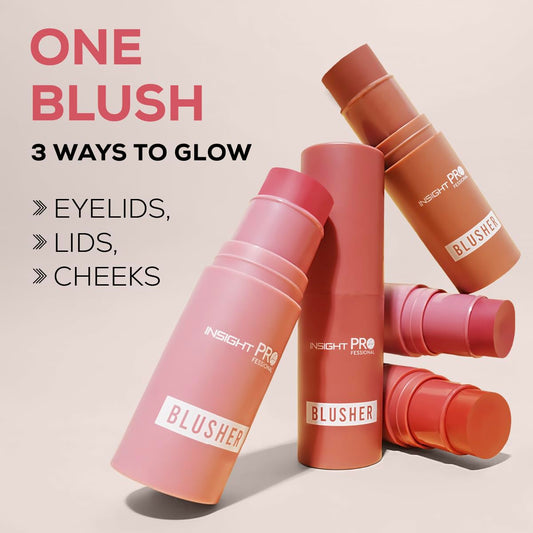 Insight professional Blusher (10g) | Velvety Finish | Cream-to-Powder Formula | Easily Blendable for Natural Flush | Weightless Color for Airbrushed Glow