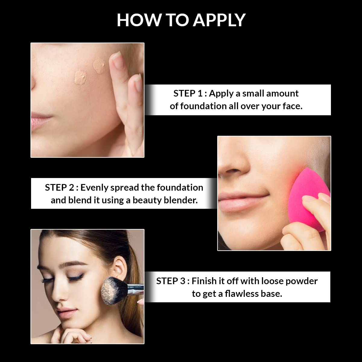 STARS COSMETICS Camouflage Foundation – Matte Finish Mousse, Full Coverage, Waterproof, Long-Lasting, Highly Pigmented, Professional Cream for All Skin Types, 9.5g
