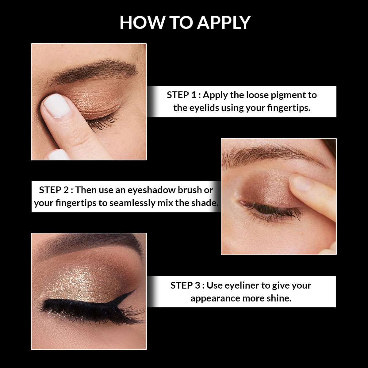 Stars Cosmetics Eyeshadow Pigment Powder, Maroon - Heavily Pigmented, Shiny & Luminous, Medium Coverage, Easy Blend, Glitter Effect, Long-Lasting Eye Makeup, 4g