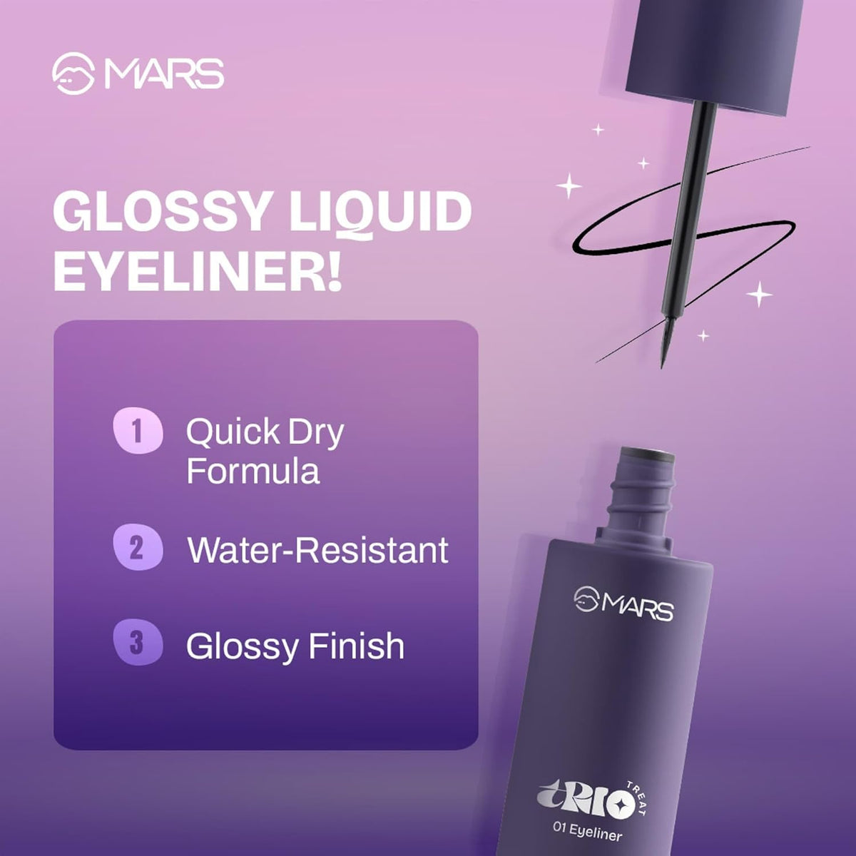 MARS TRIO Treat 3-IN-1 EYE MAKEUP KIT