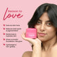 Rivona Naturals Bright Pink Face Cream | Long-Lasting Hydration | Light make up look | Vegan | Niacinamide & Mulberry Extracts| Tinted moisturiser | 50gm