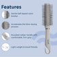 GUBB Elite Range Round Hair Brush For Blow Drying & Hair Styling Perfect Premium Nylon Bristles