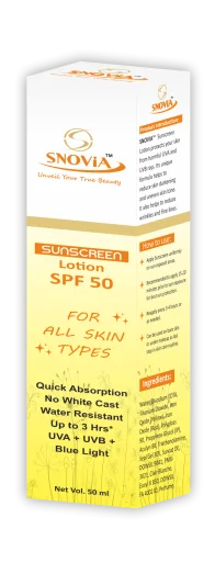 SNOVIA Sunscreen Lotion SPF 50 | 50ml