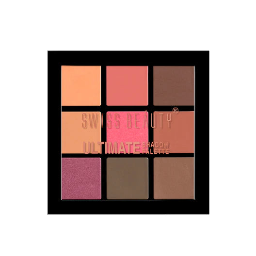 Swiss Beauty Ultimate 9 Color Eyeshadow Palette, Eye MakeUp | 6g