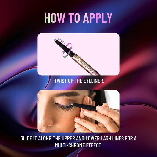 Swiss Beauty Holographic Eyeliner , Multi Chrome Effect , Water -Proof ,Smudge Proof (0.2 g)