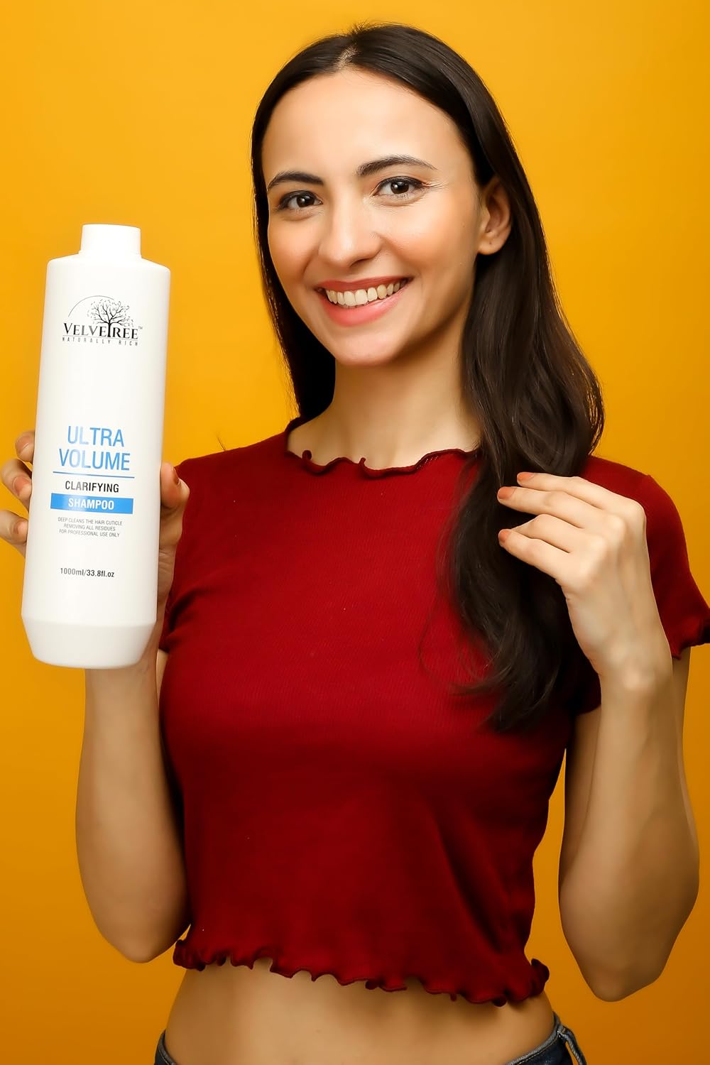 VELVETREE Ultra Volume Clarifying Shampoo, Professional Deep Cleansing Formula