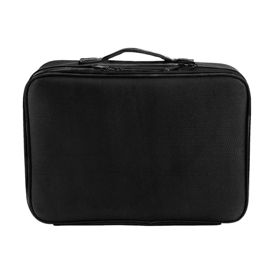 LR Decor E-Shop Cosmetic Storage Bag Portable Waterproof Travel Convenient Black Makeup Case M Health & Beauty Makeup Bags & Cases