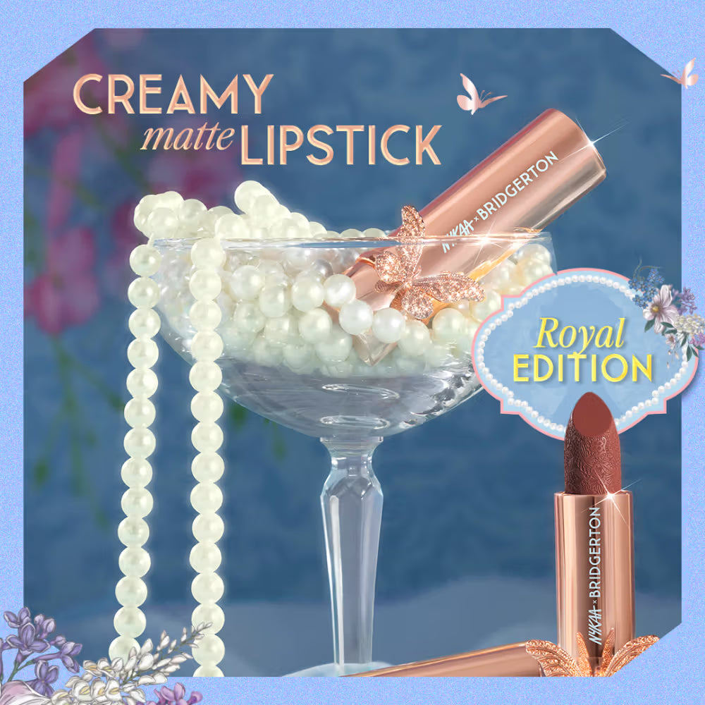 Nykaa Cosmetics X Bridgerton Creamy Matte Longwear Lipstick - Forbidden Love