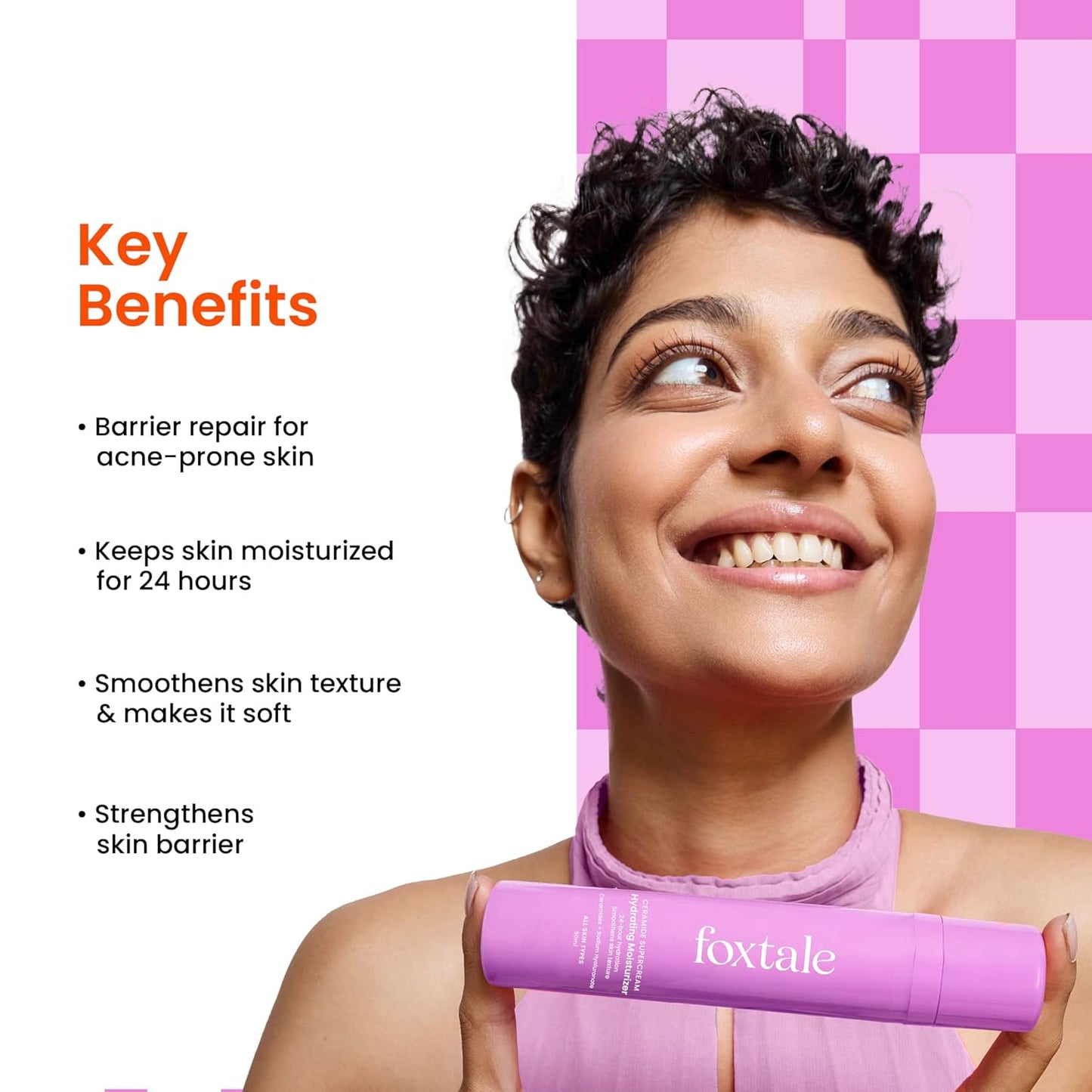 Foxtale 5x Hydrating Ceramide Moisturizer for Face