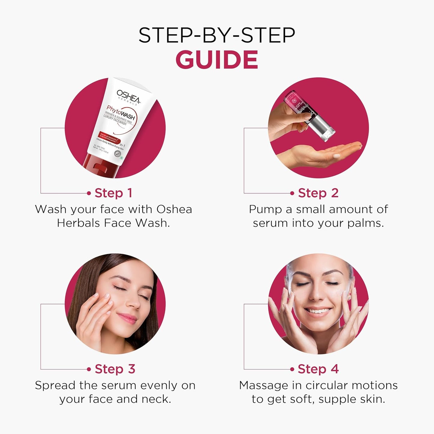 Oshea PhytoAge Reversal Anti Ageing Face Serum for Men & Women | Reduces Wrinkles & Fine Lines | Boosts Natural Glow & Improve Firmness | Enriched with Aloevera Extracts | All Skin Types | 40ml